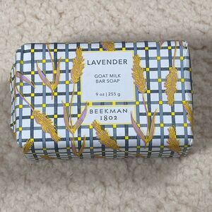BEEKMAN 1802 ~ LAVENDER GOAT MILK SOAP ~ 9 OZ